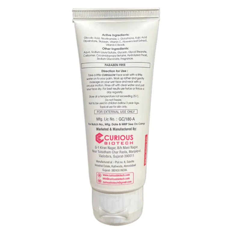 CURIGLOW Face wash 60gm pack of 2