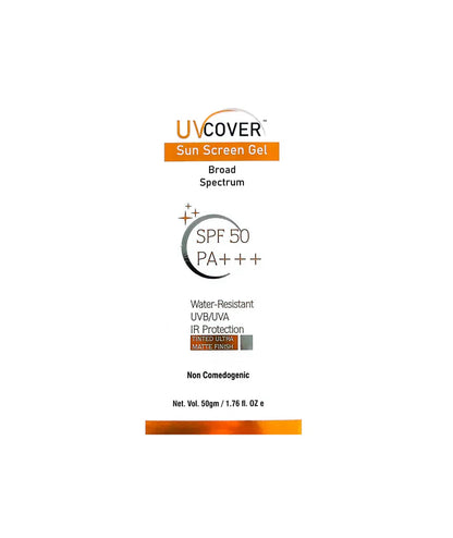 UVCOVER Sun Screen Gel SPF50 | 50GM