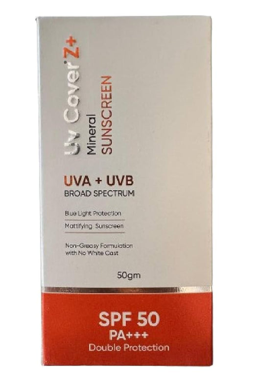 Uv Cover Z+ Mineral Sunscreen | 50g