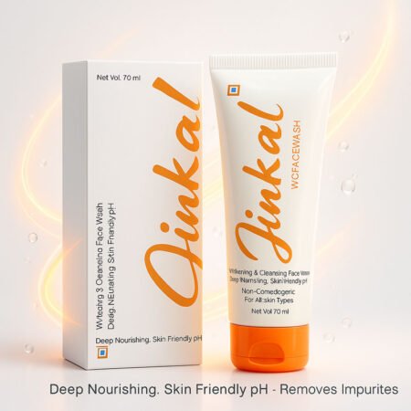 Jinkal WC Face Wash – Deep Nourishing & Skin-Friendly pH Cleanser | Whitening & Cleansing Face Wash 70ml